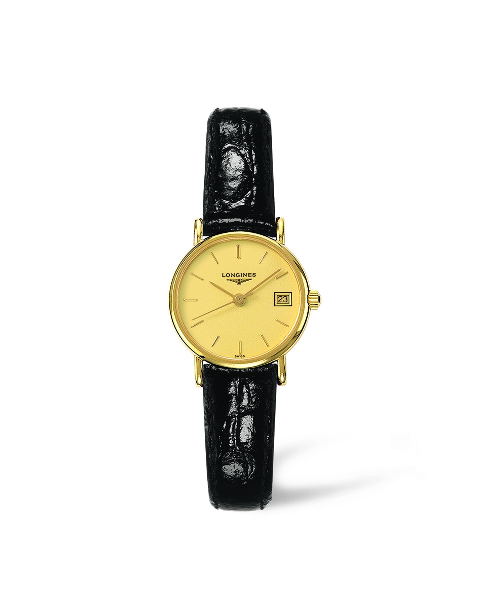 Longines L7.490.6.32.0 : Presence 23.5 Quartz Gold Yellow Stick