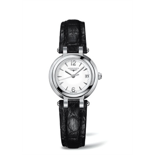 Longines L8.110.4.16.2 : PrimaLuna Quartz 26.5 Stainless Steel / White