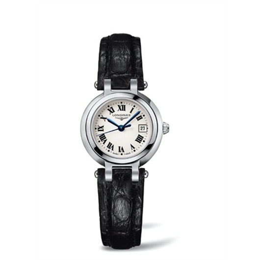 Longines L8.110.4.71.2 : PrimaLuna Quartz 26.5 Stainless Steel / Silver - Roman