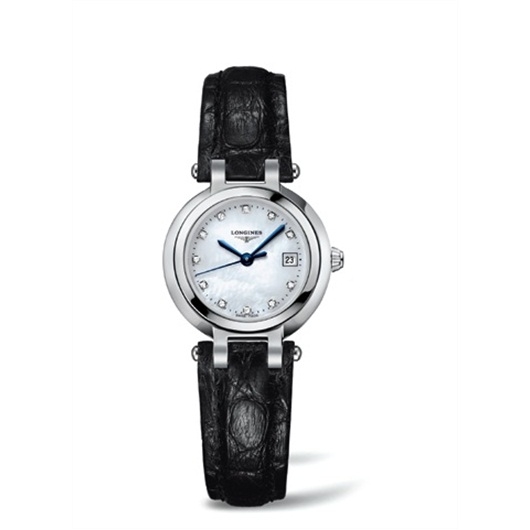 Longines L8.110.4.87.2 : PrimaLuna Quartz 26.5 Stainless Steel / MOP