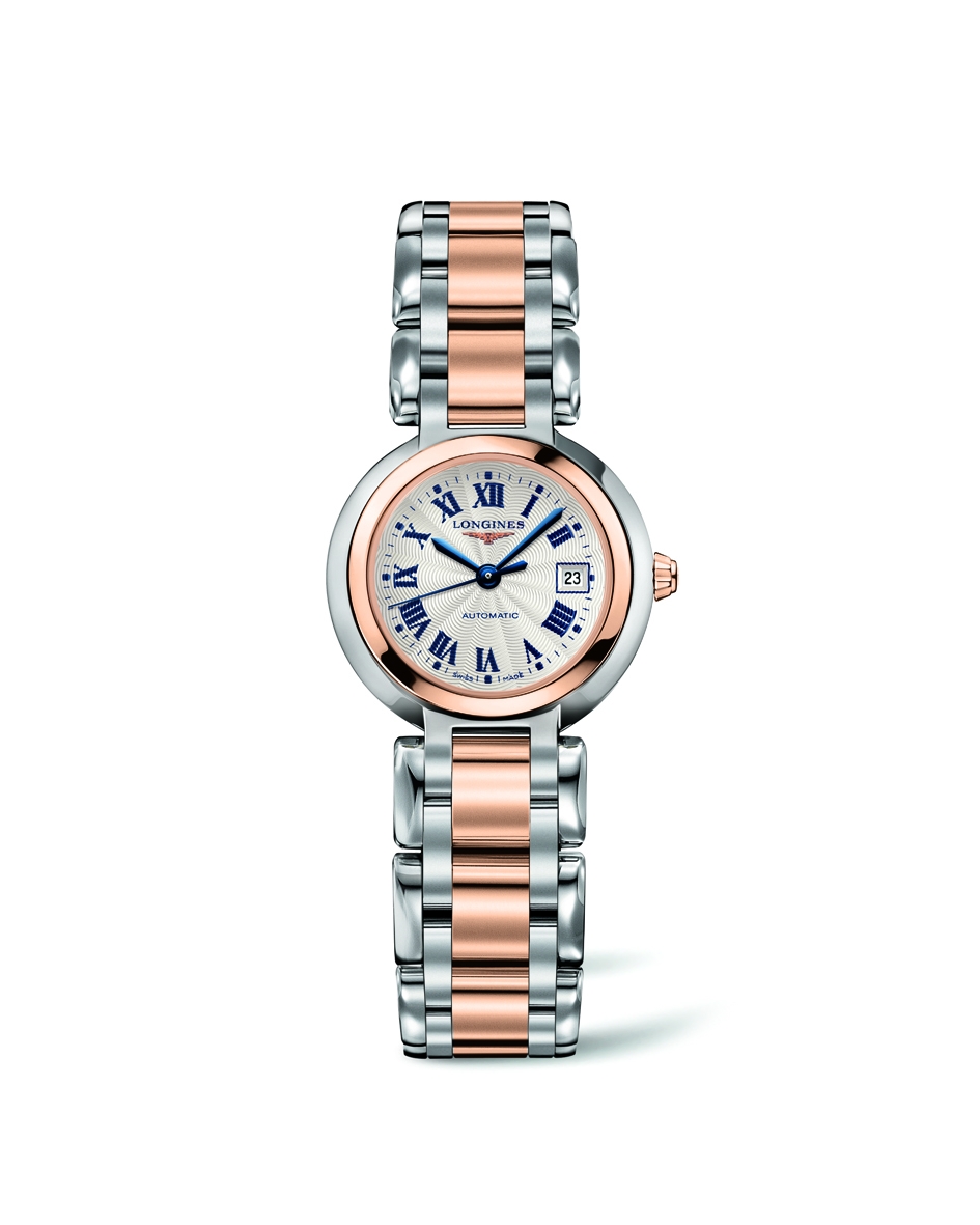 Longines L8.111.5.78.6 : PrimaLuna Automatic 26.5 Two Tone Pink