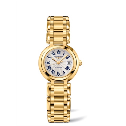 Longines L8.111.6.78.6 : PrimaLuna Automatic 26.5 Yellow Gold