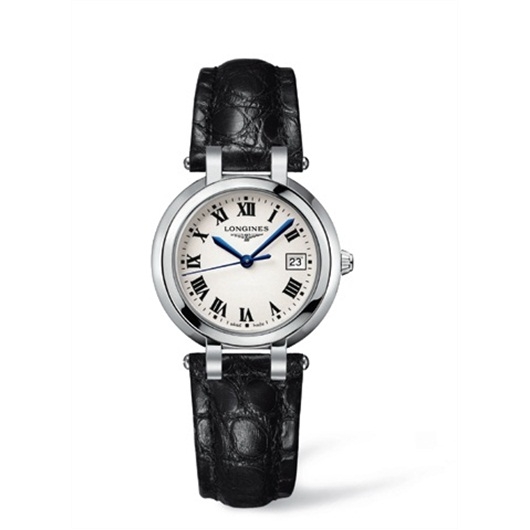 Longines L8.112.4.71.2 : PrimaLuna Quartz 30 Stainless Steel / Silver - Roman