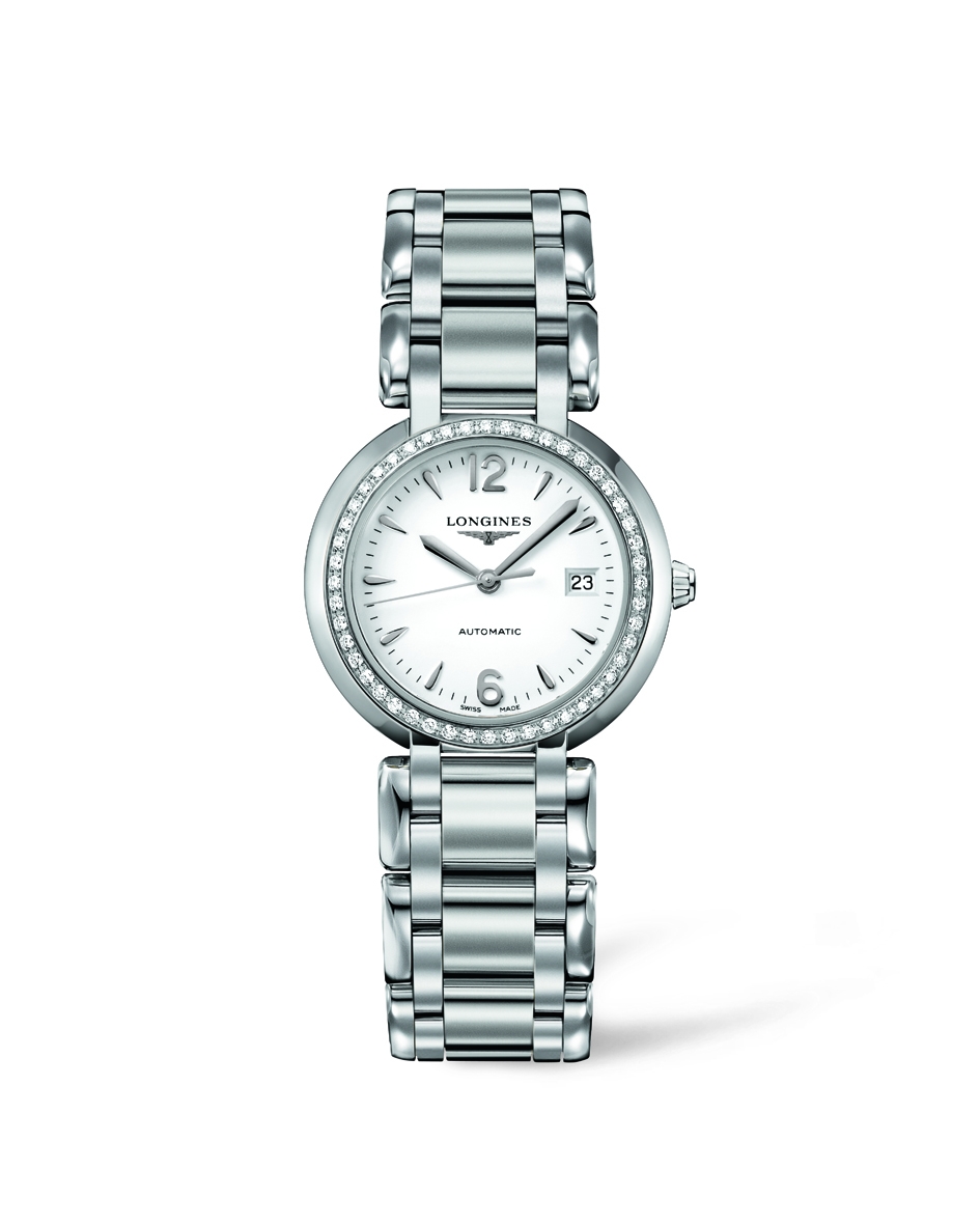 Longines L8.113.0.16.6 : PrimaLuna Automatic 30 Diamond Arabic