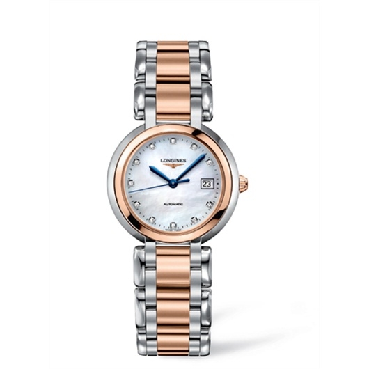 Longines L8.113.5.87.6 : PrimaLuna Automatic 30 Two Tone Pink MOP