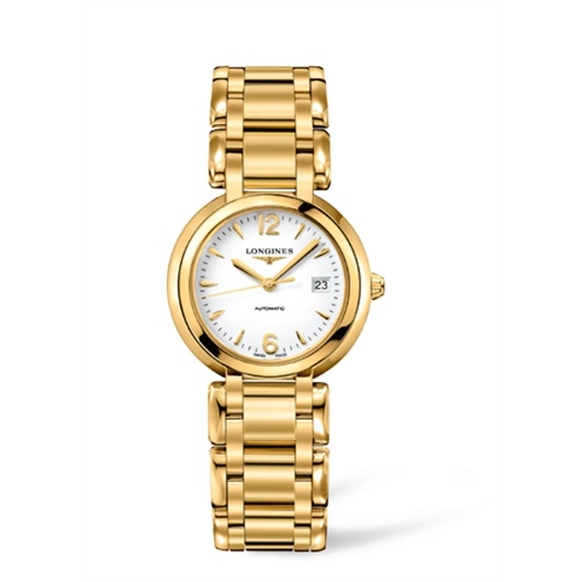 Longines L8.113.6.16.6 : PrimaLuna Automatic 30 Yellow Gold Arabic