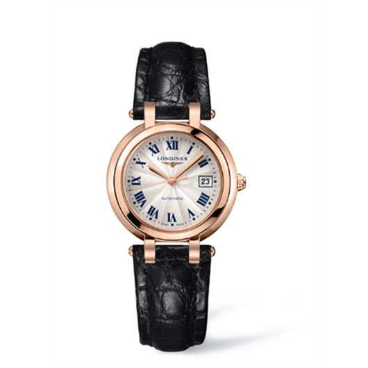 Longines L8.113.8.78.2 : PrimaLuna Automatic 30 Pink Gold Leather