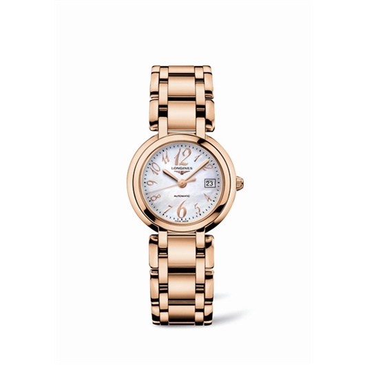 Longines L8.113.8.83.6 : PrimaLuna Automatic 30 Pink Gold Funky MOP