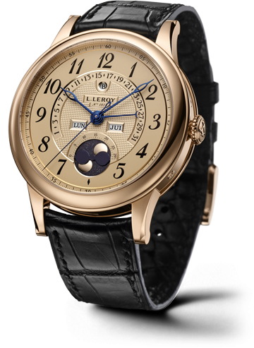 Leroy LL103/3 : Osmior Retrograde Perpetual Date Champagne