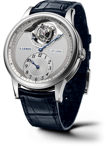 Leroy LL104/1 : Osmior Tourbillon Automatic Regulator Silver