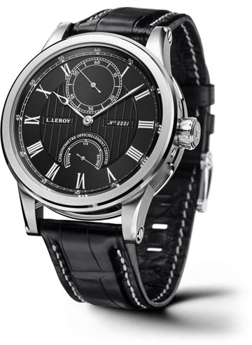 Leroy LL200/2 : Automatic Deck Chronometer White Gold Black