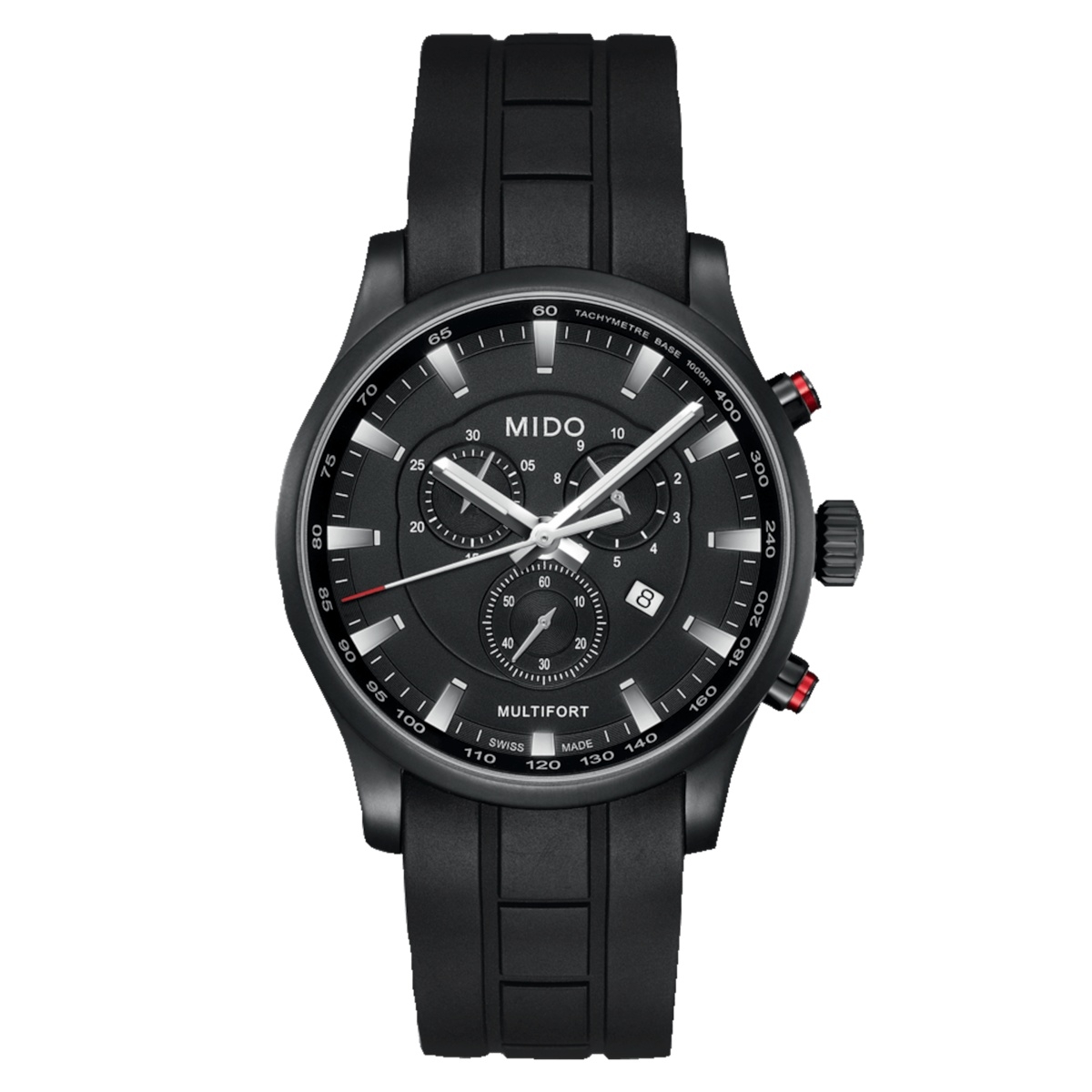 Mido M005.417.37.051.20 : Multifort Quartz Chronograph PVD / Black