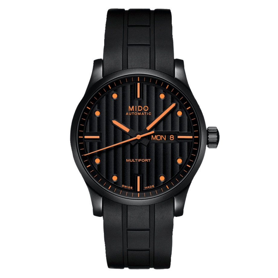 Mido M005.430.37.051.80 : Multifort Gent PVD / Black / Rubber