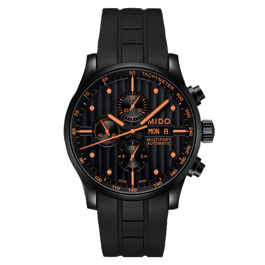 Mido M005.614.37.051.01 : Multifort Chronograph PVD / Black / Rubber