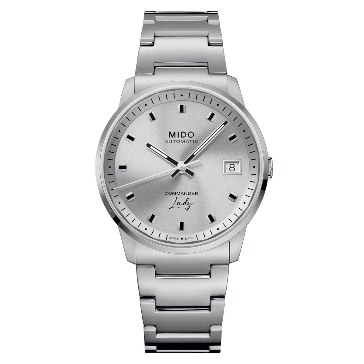 Mido M021.207.11.031.00 : Commander Lady  Stainless Steel / Silver / Bracelet