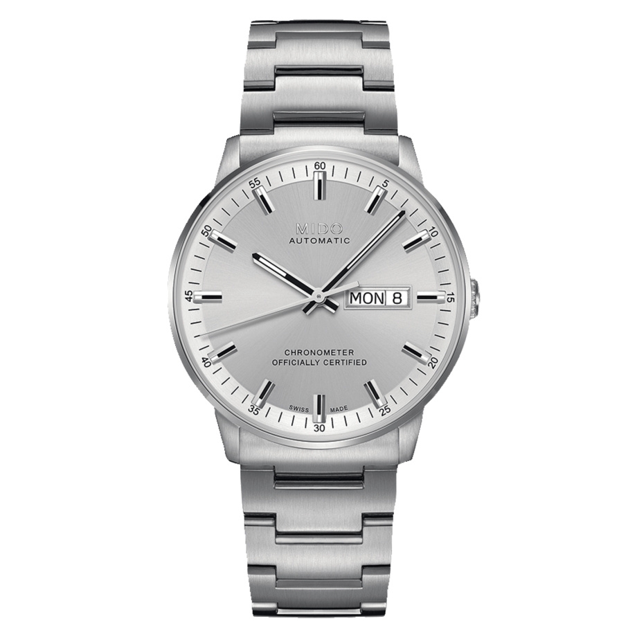 Mido M021.431.11.031.00 : Commander Chronometer Stainless Steel / Silver / Bracelet
