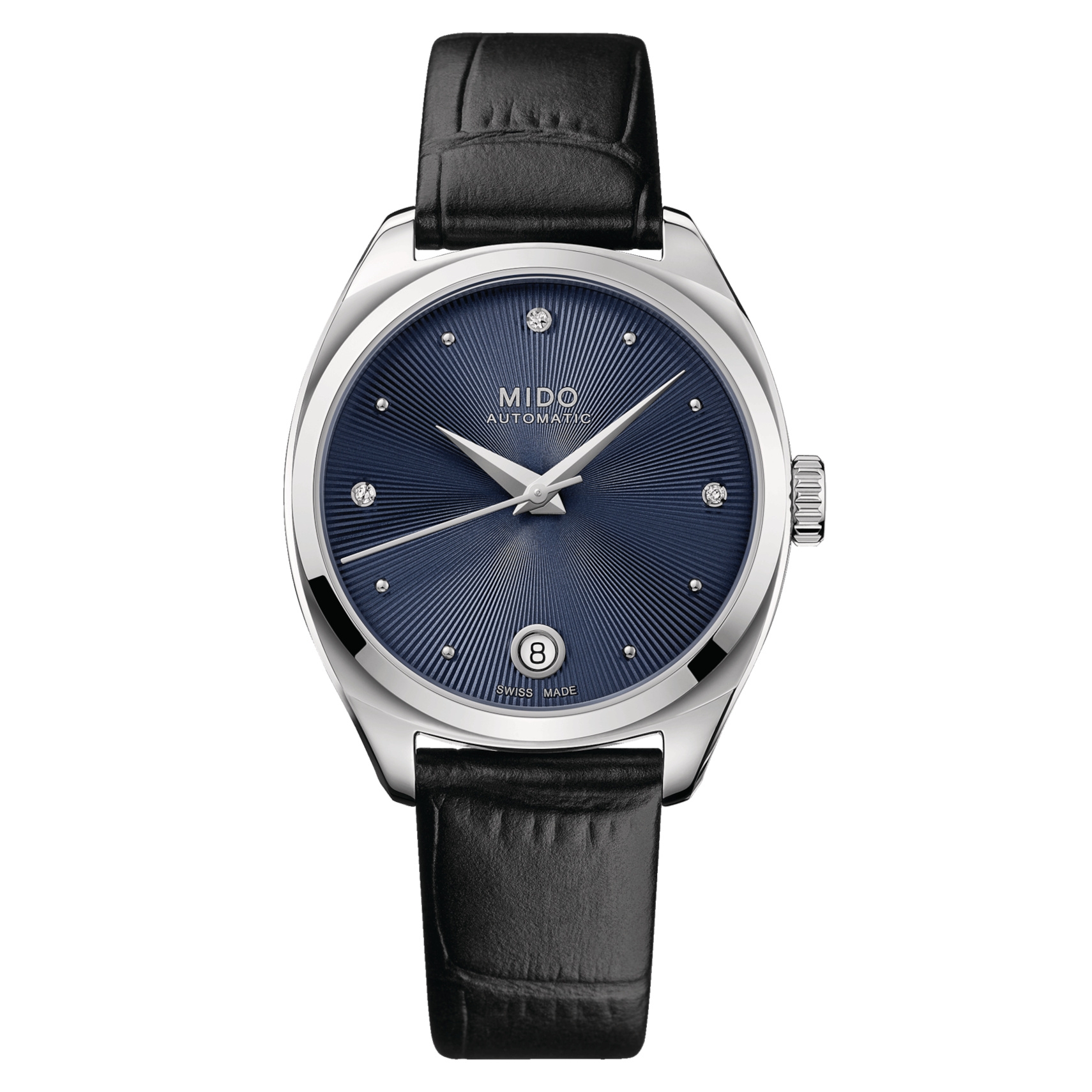 Mido M024.307.16.046.00 : Belluna Royal Lady Stainless Steel / Blue