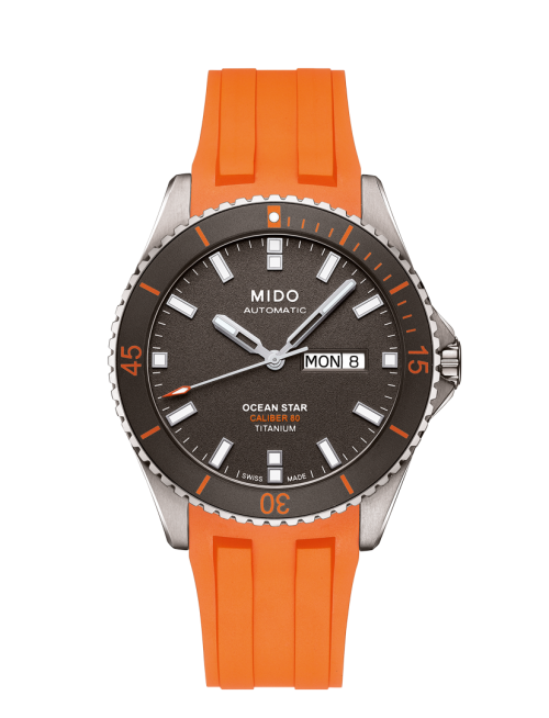 Mido M026.430.47.061.00 : Ocean Star 200 Titanium / Grey / Rubber