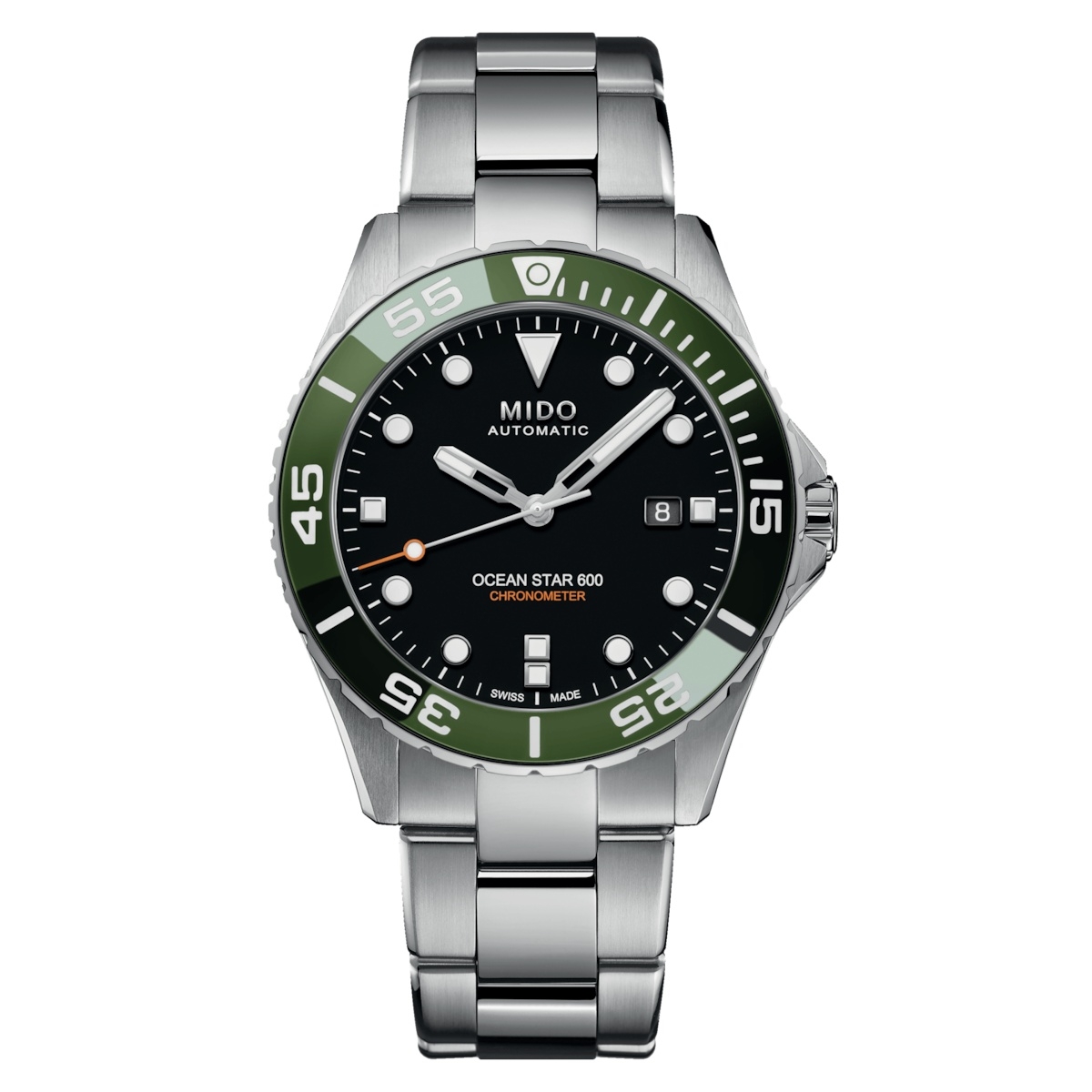 Mido M026.608.11.051.01 : Ocean Star 600 Chronometer Stainless Steel / Black / Bracelet