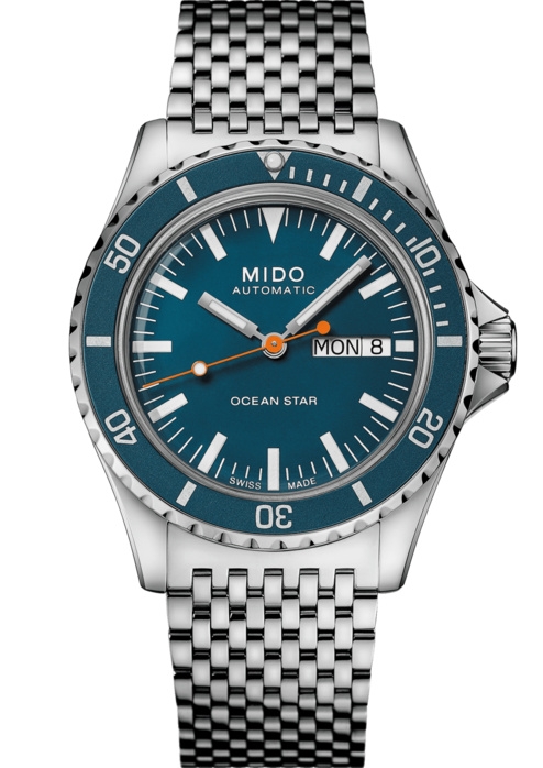 Mido M026.830.11.041.00 : Ocean Star Tribute Stainless Steel / Blue