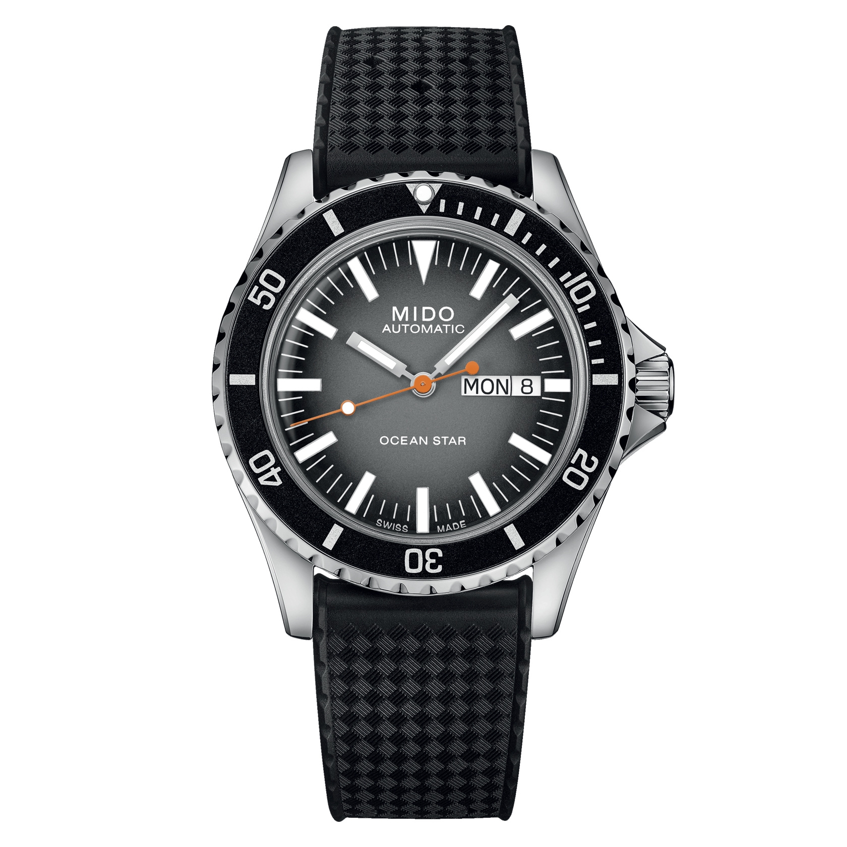 Mido M026.830.17.081.00 : Ocean Star Tribute Gradient Stainless Steel / Grey