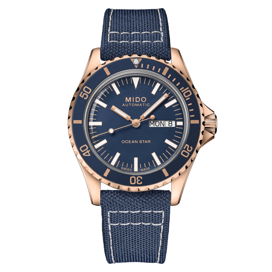Mido M026.830.38.041.00 : Ocean Star Tribute Rose Gold / Blue