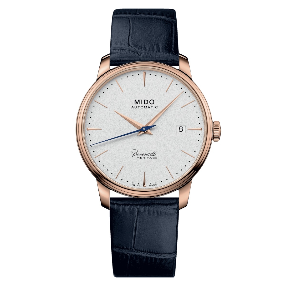 Mido M027.407.36.261.00 : Baroncelli Heritage Rose Gold / Ivory