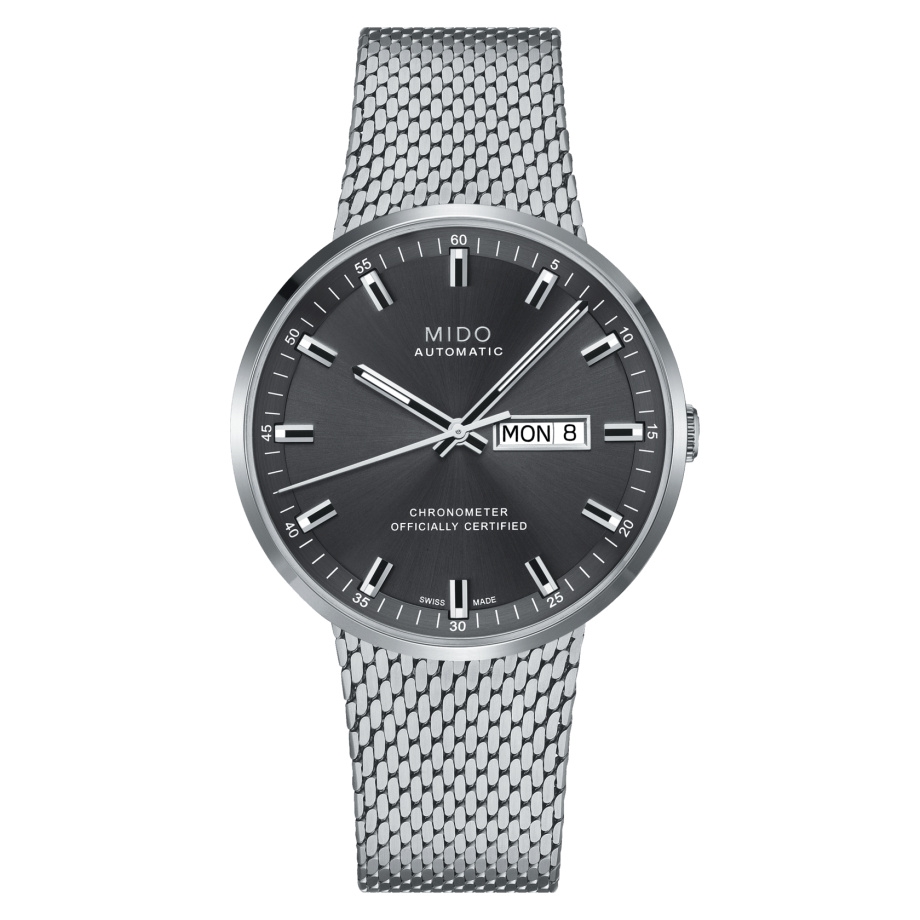 Mido M031.631.11.061.00 : Commander Icône Stainless Steel / Grey / Bracelet