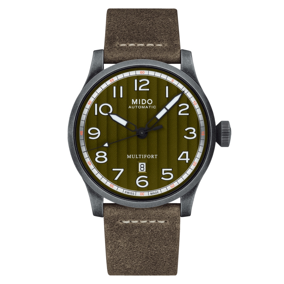 Mido M032.607.36.090.00 : Multifort Gent Escape Khaki
