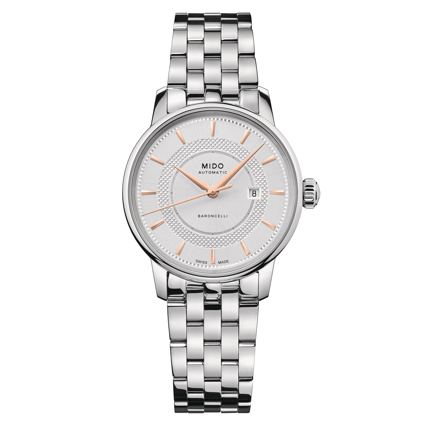 Mido M037.207.11.031.01 : Baroncelli Signature 30 Stainless Steel / Silver / Bracelet