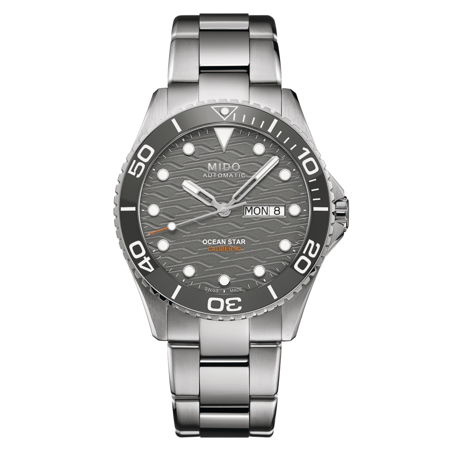 Mido M042.430.11.081.00 : Ocean Star 200C Stainless Steel / Grey / Bracelet