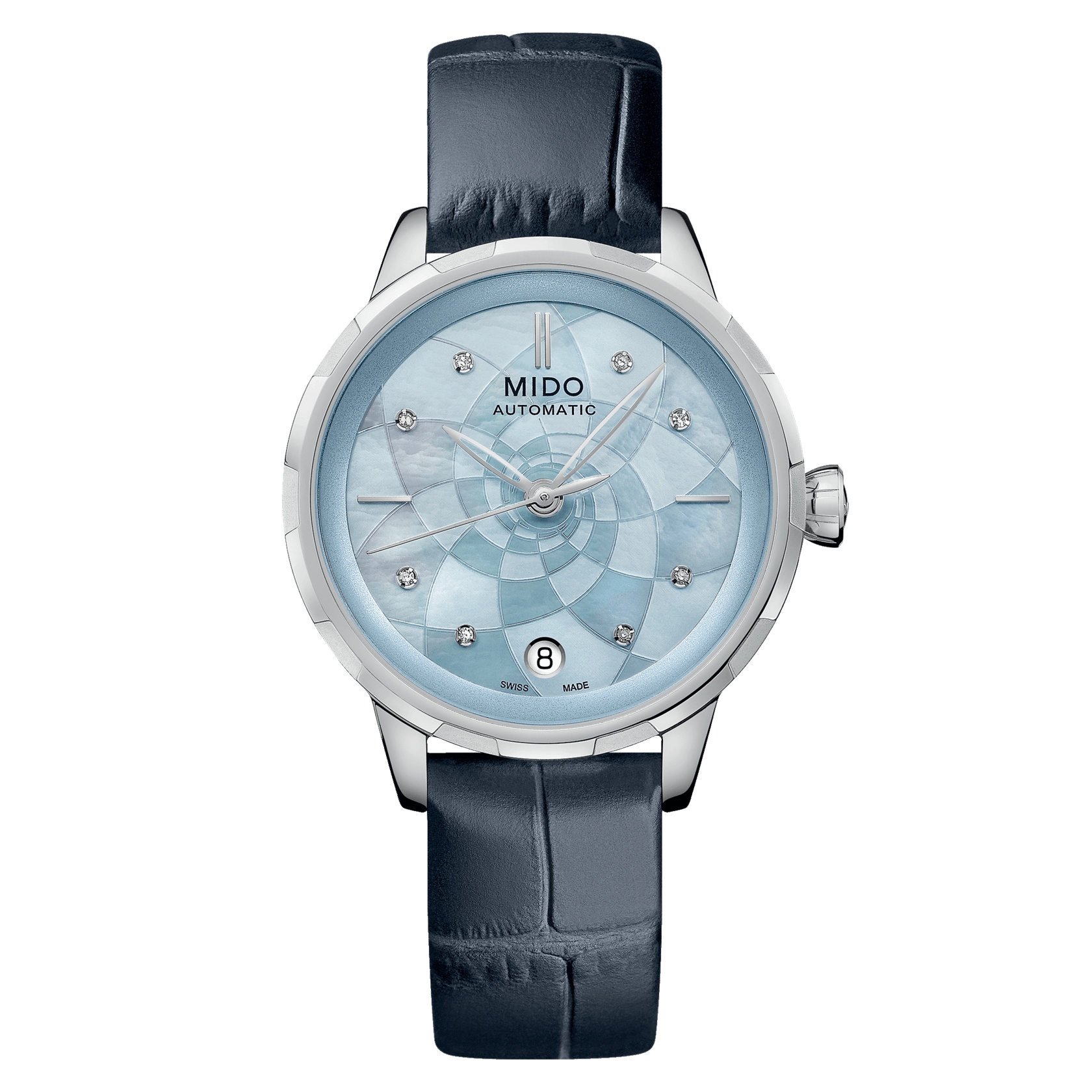 Mido M043.207.16.131.00 : Rainflower Origin Stainless Steel / Blue MOP