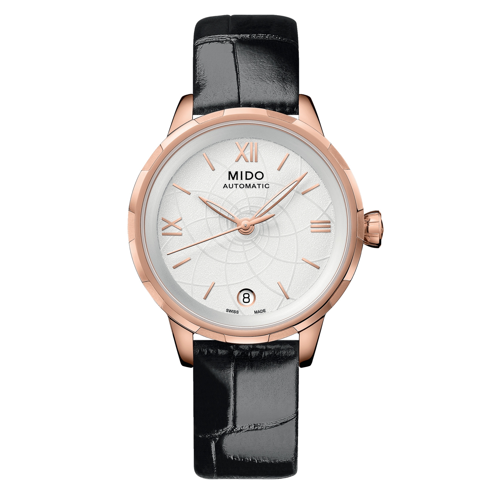 Mido M043.207.36.018.00 : Rainflower Origin Rose Gold / White