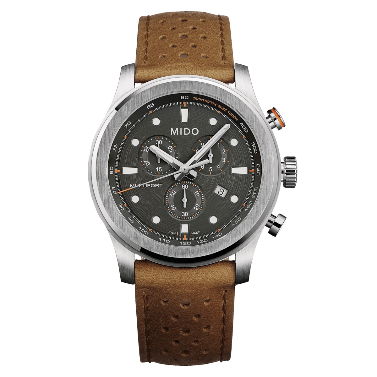 Mido M053.417.16.061.00 : Multifort Chronograph Quartz Stainless Steel / Grey