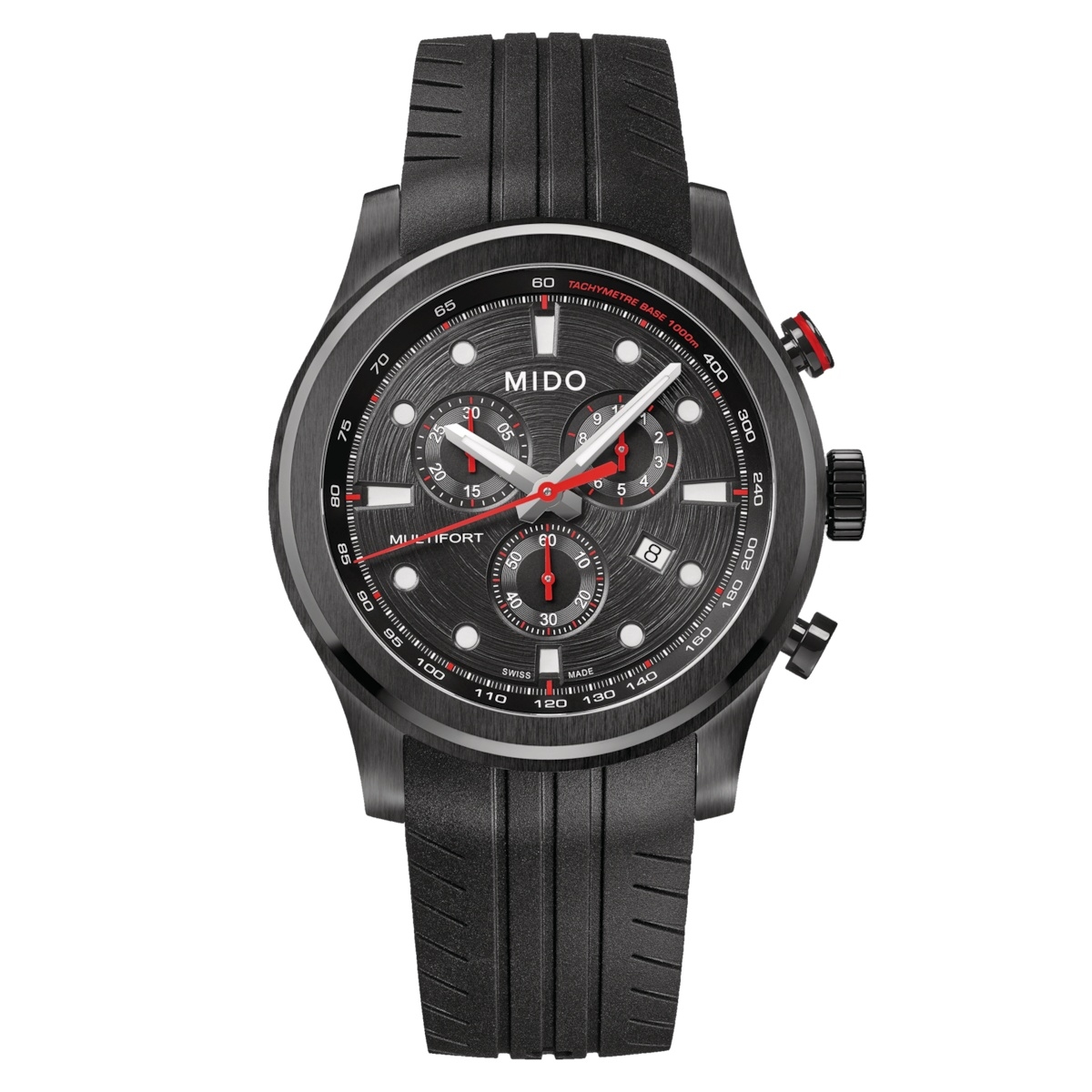 Mido M053.417.37.051.00 : Multifort Chronograph Quartz PVD / Black