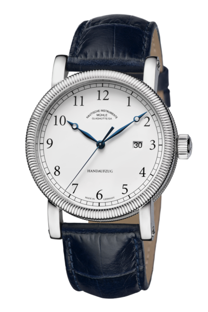Mühle Glashütte M1-08-01-LB : Teutonia III Handaufzug White / Strap