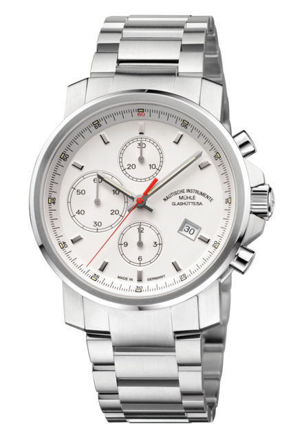 Mühle Glashütte M1-25-41-MB : 29er Chronograph White / Bracelet