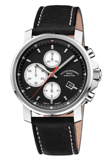 Mühle Glashütte M1-25-43-LB : 29er Chronograph Black / Strap