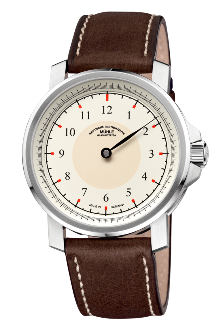 Mühle Glashütte M1-25-59-LB : M 29 Classic Einzeiger Cream / Strap