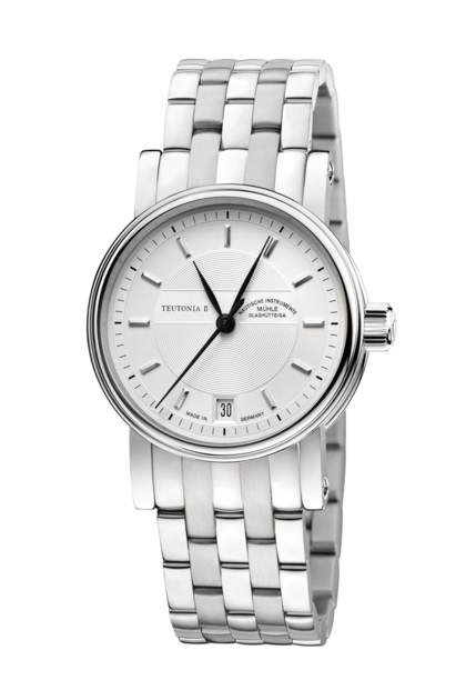 Mühle Glashütte M1-30-25-MB : Teutonia II Medium Silver / Bracelet