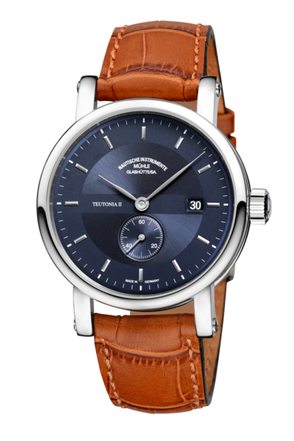 Mühle Glashütte M1-33-42-LB : Teutonia II Kleine Sekunde Blue / Strap
