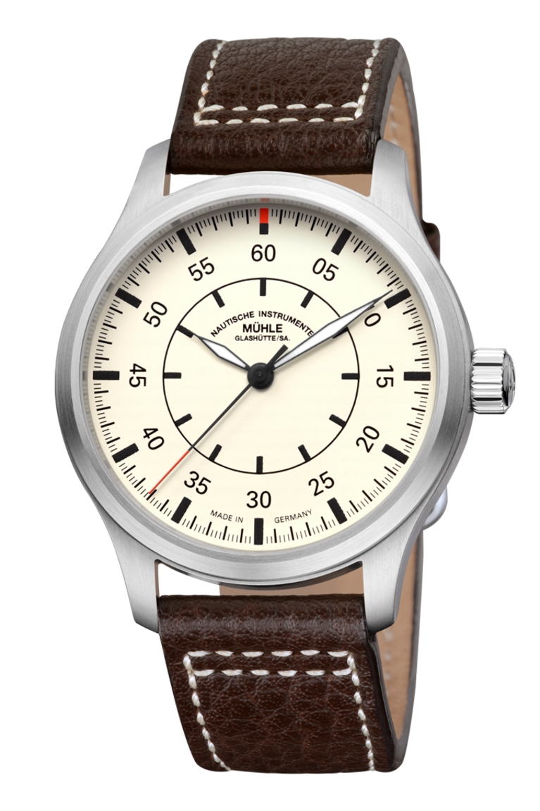 Mühle Glashütte M1-37-37/4-LB : Terrasport I Beobachter Cream / Strap