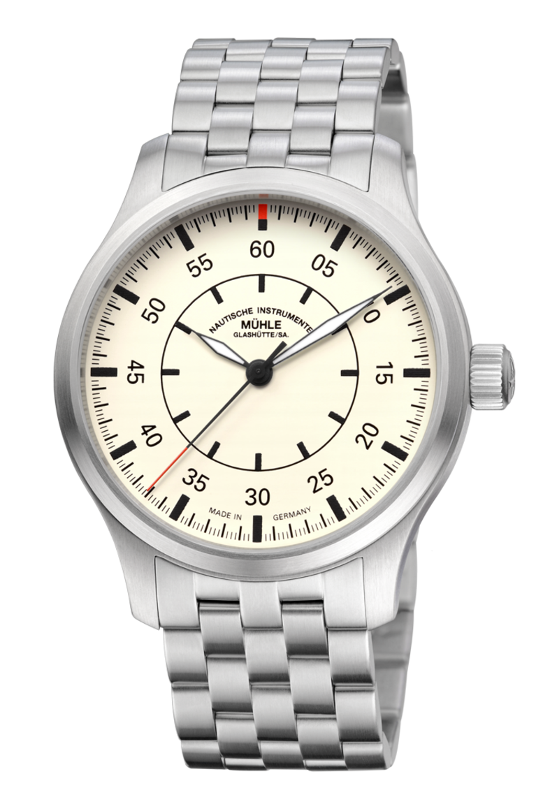 Mühle Glashütte M1-37-37/4-MB : Terrasport I Beobachter Cream / Bracelet