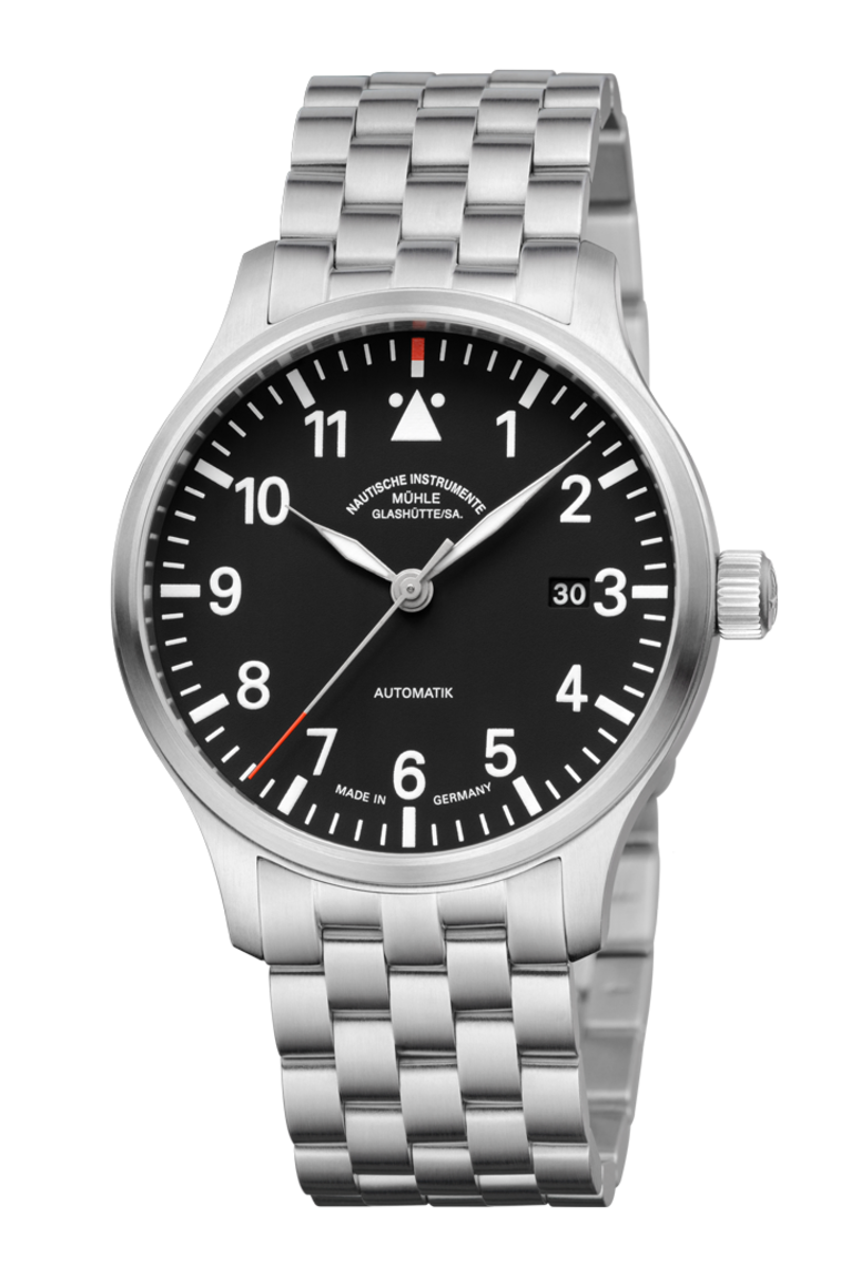 Mühle Glashütte M1-37-44-MB : Terrasport II Black / Bracelet