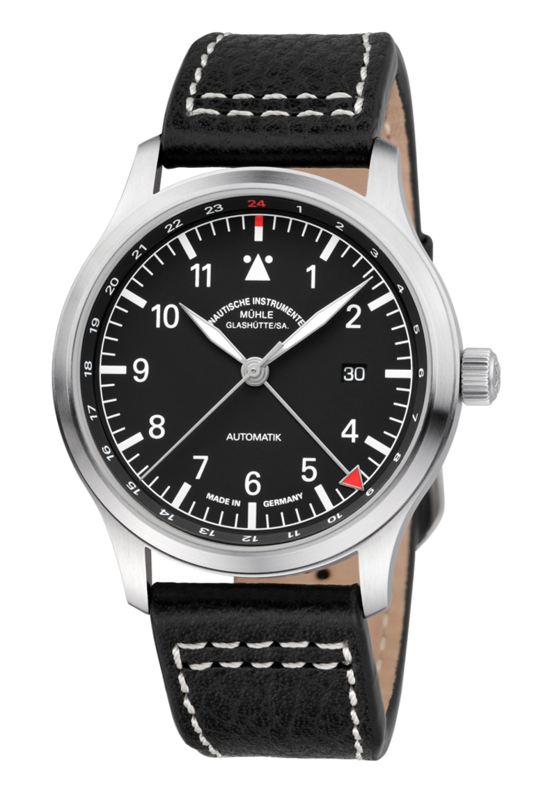 Mühle Glashütte M1-37-94-LB : Terrasport IV GMT Black / Strap