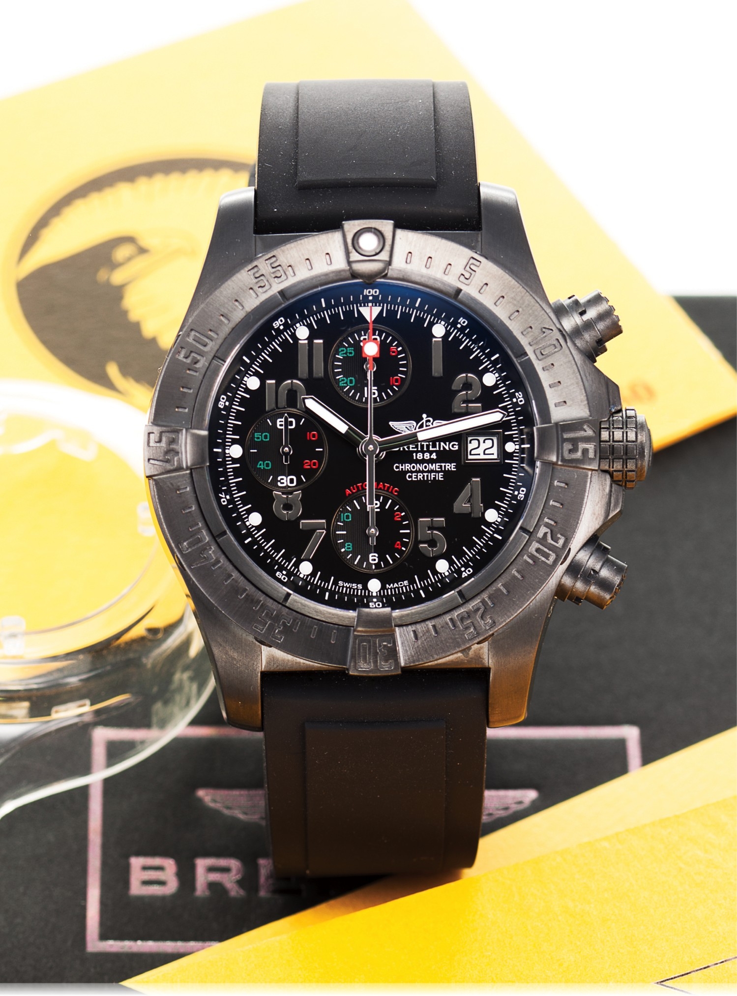 Breitling M13380 FT : Avenger Blacksteel Águila Real Mexicana