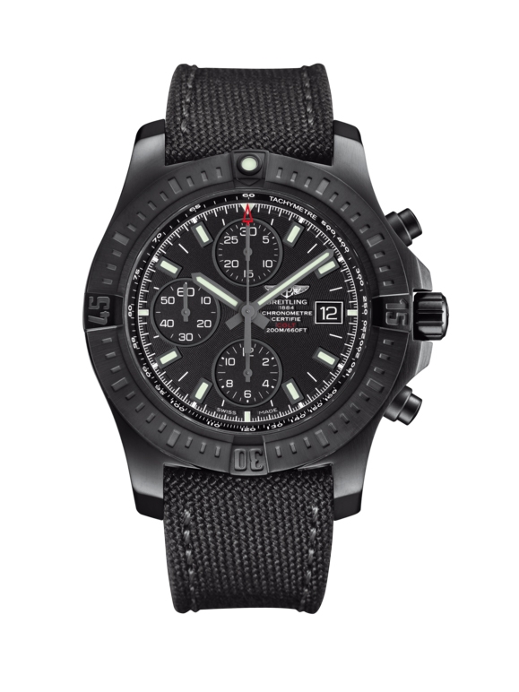Breitling M1338810.BF01.109W : Colt Chronograph Automatic Blacksteel / Volcano Black / Military