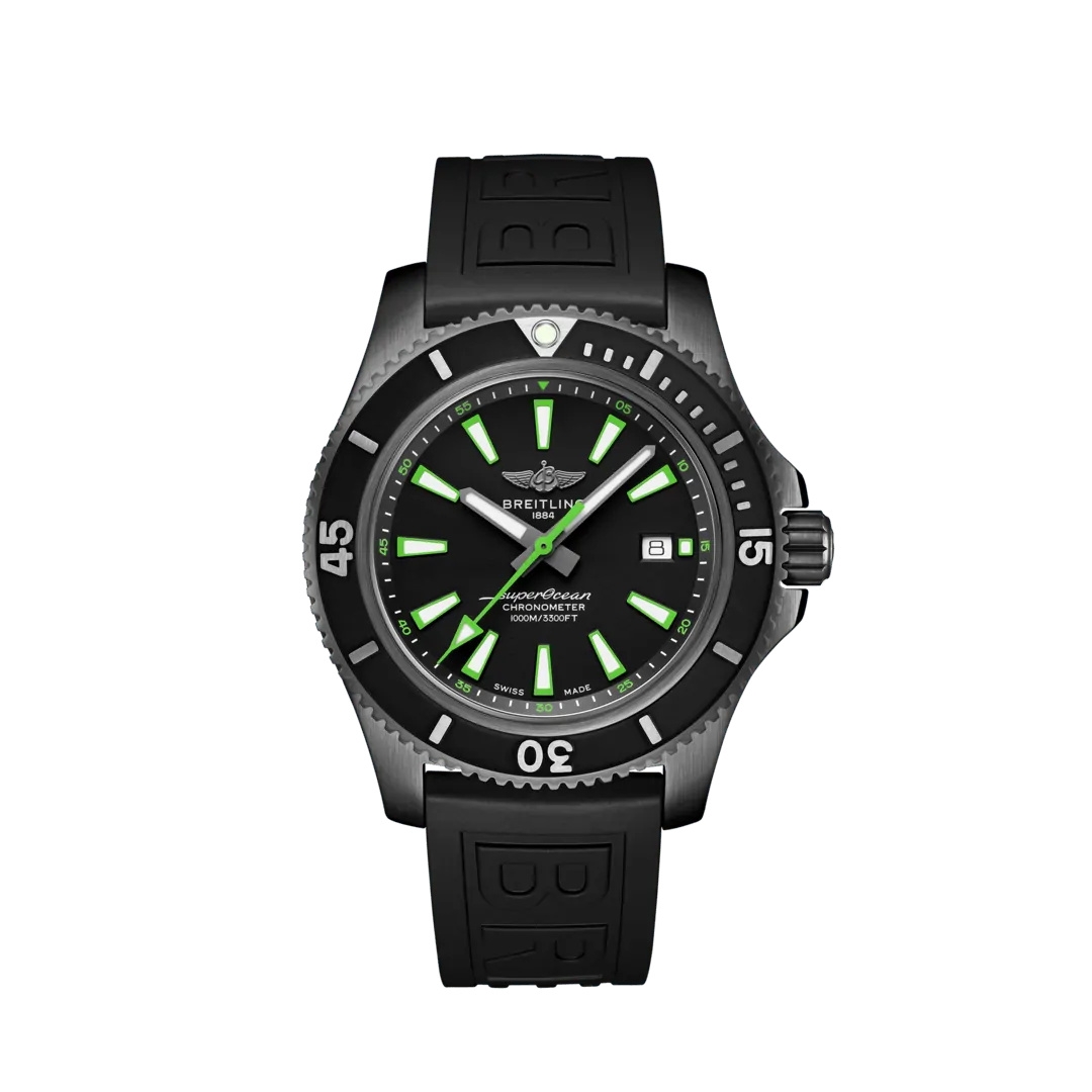 Breitling M173671A1B1S1 : Superocean 46 Blacksteel / China