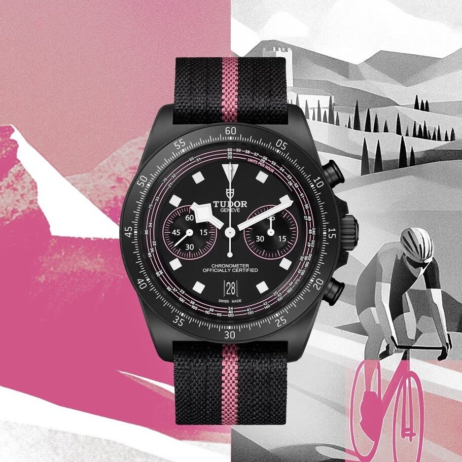 Tudor M25827KNRS-0002 : Pelagos FXD Chrono Pink / Giro d'Italia