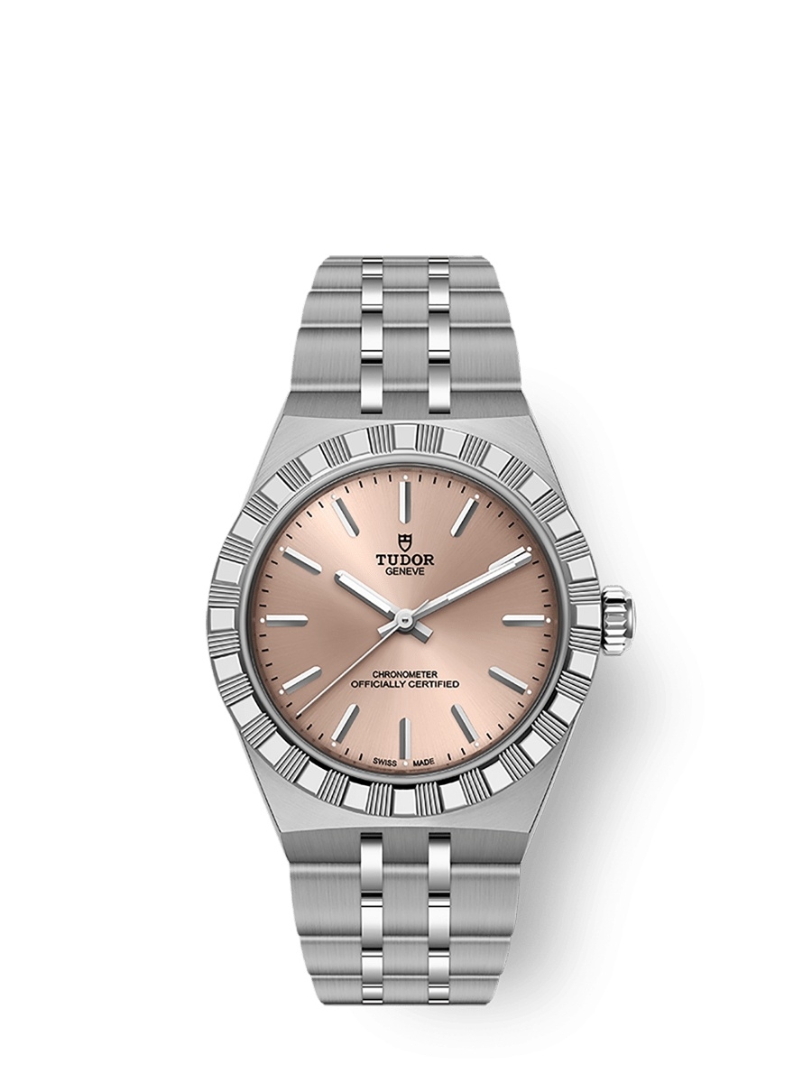 Tudor M2830A1A0-0003 : Royal Day-Date 30 Stainless Steel / Salmon